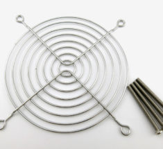 Replacement stainless steel 120mm fan grill and screw kit for Bitmain Antminer series cryptocurrency miners