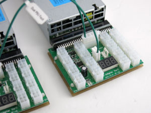 Connect the molex plug to one breakout board and the 4 pin to the other breakout board, then attach the second cable in reverse