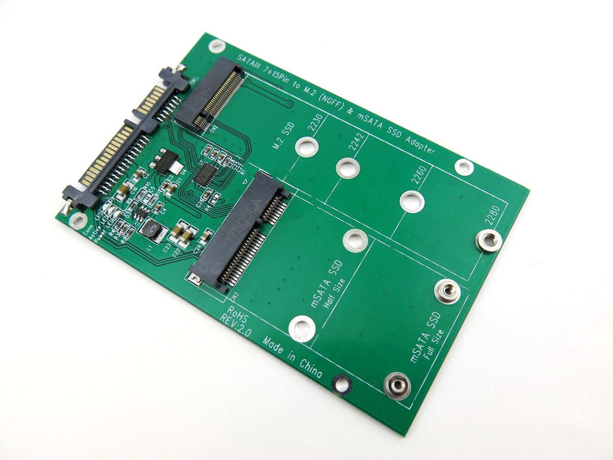 Plague interface Own Universal M.2 (NGFF) & mSATA SSD Adapter Converter - Parallel Miner