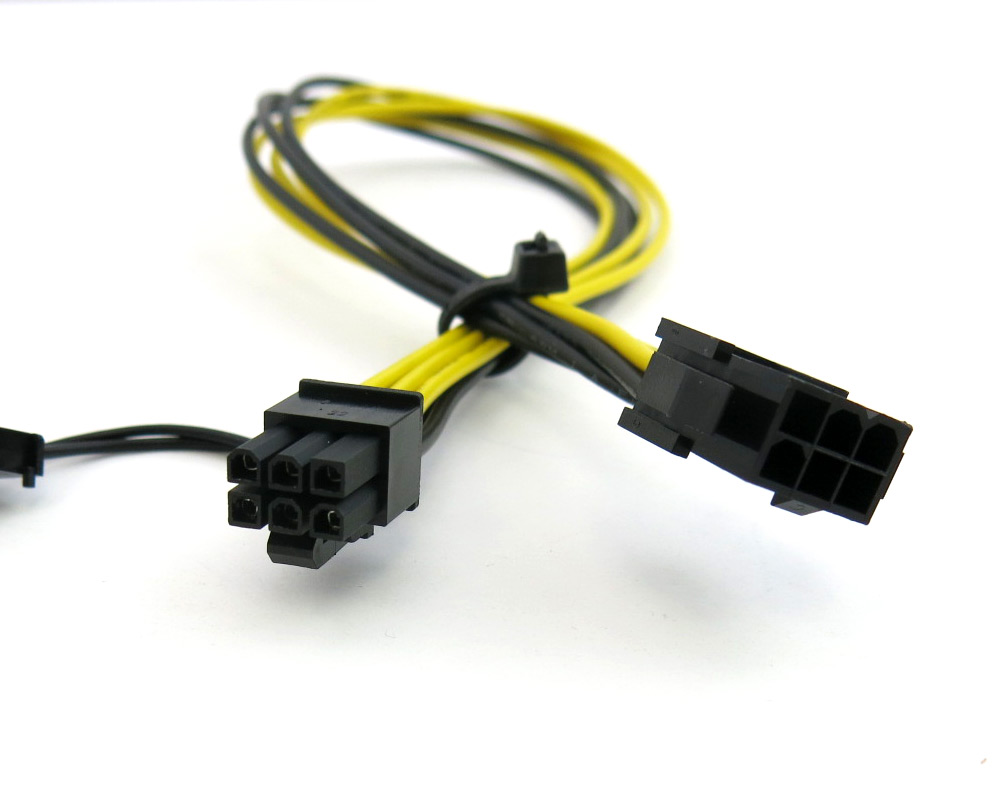 multiple quantities for PCI-E/extension cable 6-pin BLUE Female ATX connector 